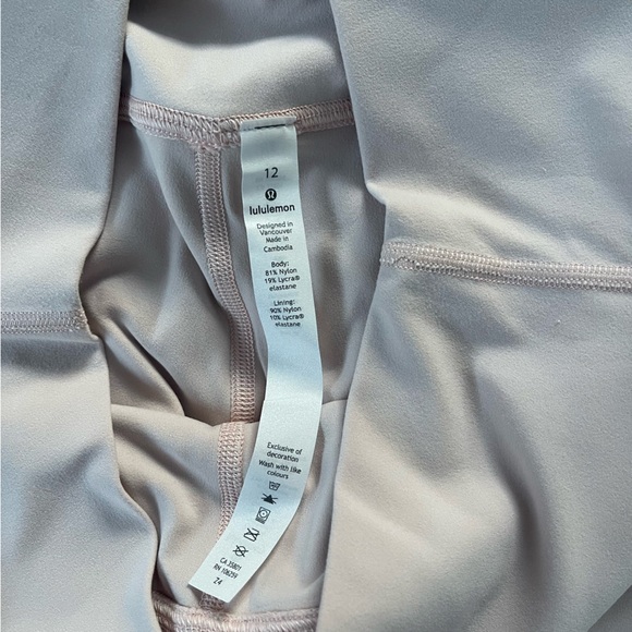 Lululemon Align Pant II 25” Feather Pink Size 12 - Picture 4 of 5